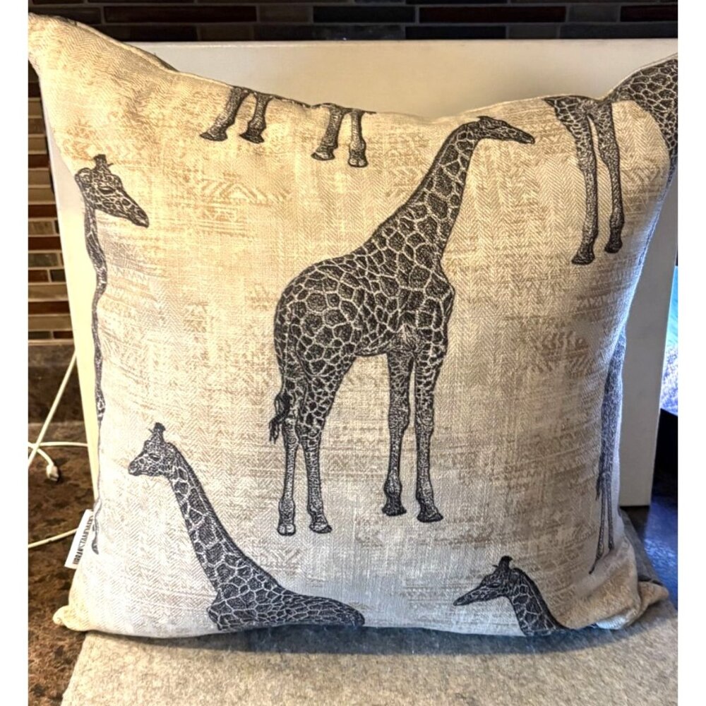 Urban Standard Giraffe Pillow  15 x 15  # 2662
